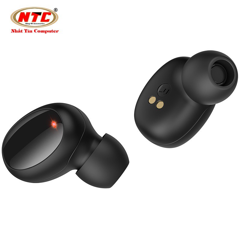 Tai nghe bluetooth đôi Hoco ES35 Breezy - pin dùng tới 3.5H (Đen) - Hãng phân phối