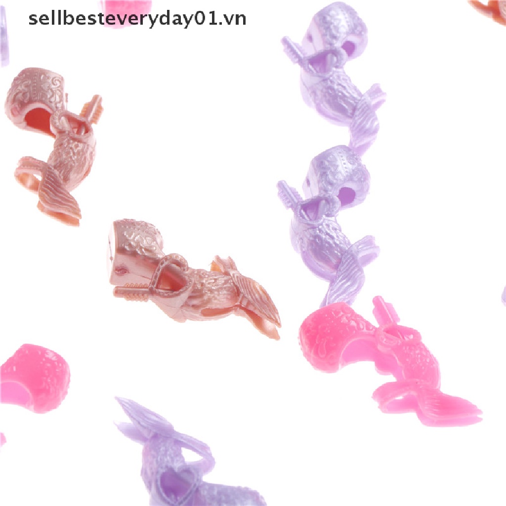 Set 10 Đôi Giày Cao Gót Nhiều Màu Sắc Cho Búp Bê (MớI) Bộ 10 Đôi GiàY Cho BúP Bê Set 10 Đôi Giày Búp Bê Đính Đôi Cánh Dễ Thương