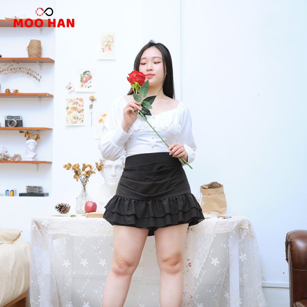 [HÀNG MỚI VỀ] CHÂN VÁY BIGSIZE BÈO NHÚN CÓ LÓT QUẦN | BigBuy360 - bigbuy360.vn