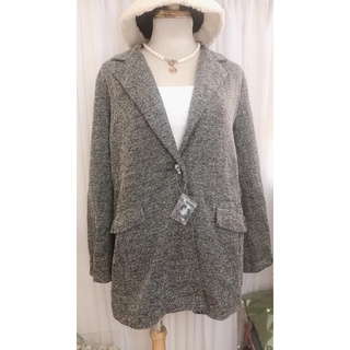 Áo blazer xám hàn quốc 1000g