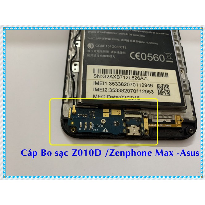 Cáp bo sạc Z010D/ Zenphone max - Asus