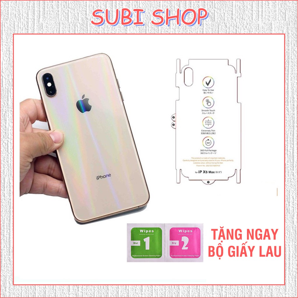 Miếng Dán PPF Mặt Sau - Tặng Kèm Bộ Giấy Lau (PPF) - SUBI SHOP