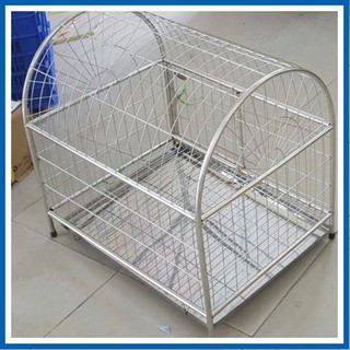 Lồng nuôi chó mèo bằng inox
