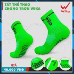 Vớ chống trượt đá banh, tất chống trơn đá bóng thương hiệu Wika dành cho các môn thể thao, bóng đá, nhiều màu sắc.