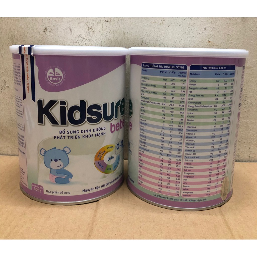 Sữa Kidsure bebe 900g - Dòng sản phẩm của Havit