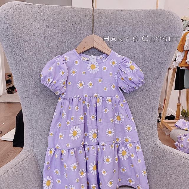 Váy cúc họa mi cho bé