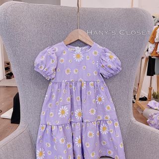 Váy cúc họa mi cho bé