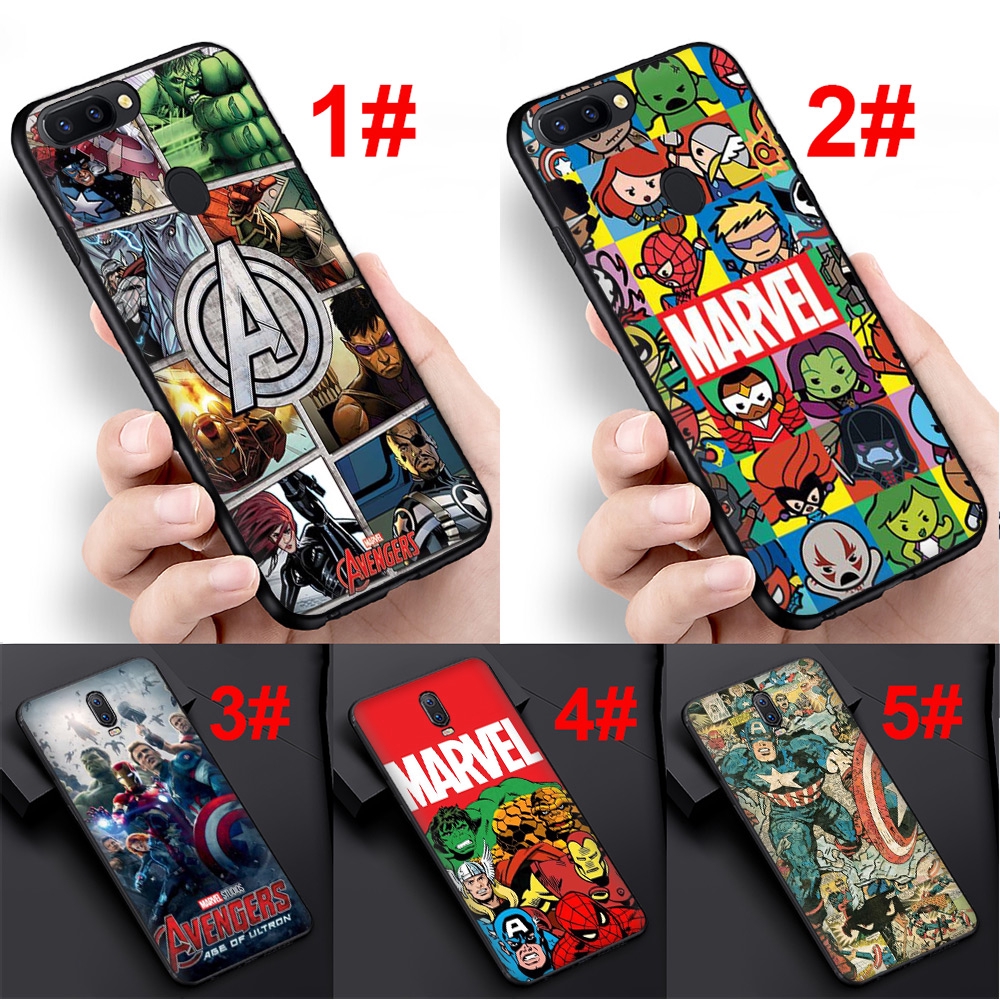 Ốp điện thoại TPU hình Siêu anh hùng truyện tranh Marvel cho OPPO A73 A9 F5 F7 F11 PRO K5 RENO 2 10X Z 2Z 2F ACE 152S