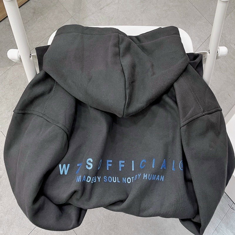 Áo HOODIE Nam Nữ chống nắng in WZSOFFICAL #Nón 2 lớp rộng trùm qua đầu#Nón có nút bấm.