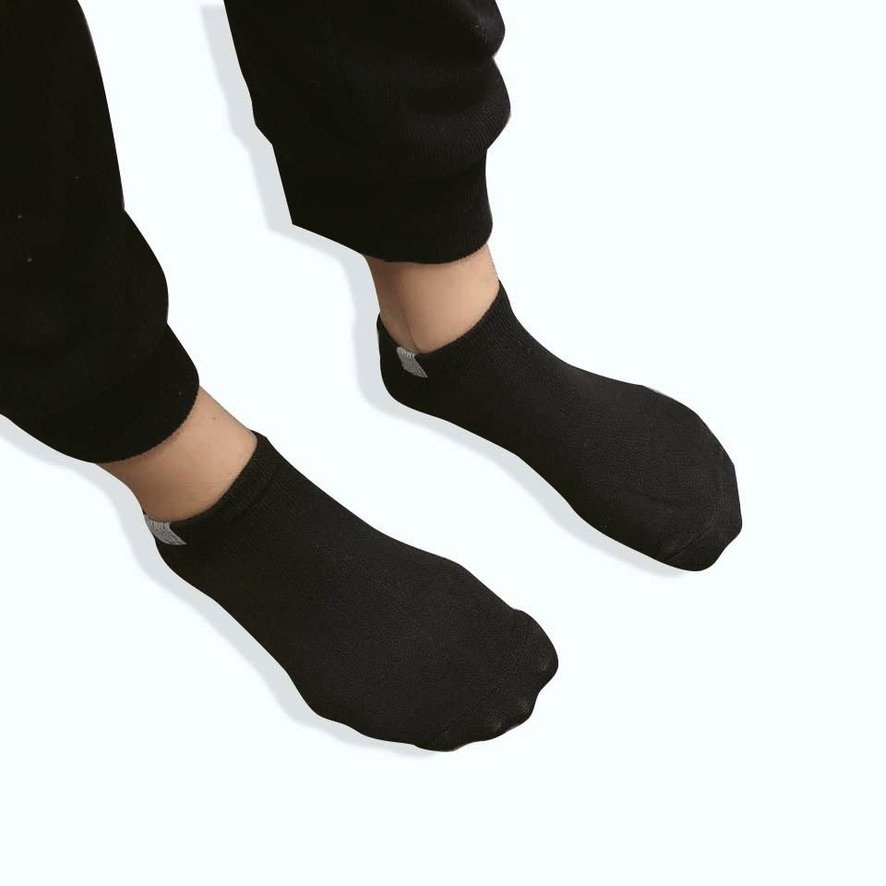 Tất vớ nam nữ cổ ngắn thoáng khí rẻ đẹp chất cotton co giãn thấm hút tốt free size