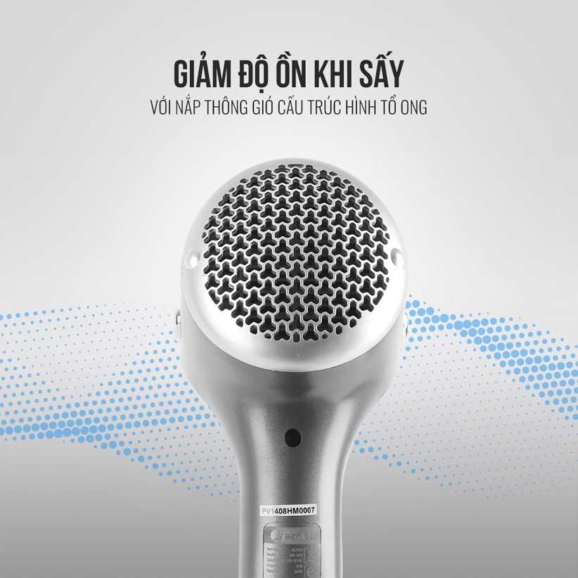 Máy sấy tóc Elmich HDE-1820 - Công suất 2000W - Hàng chính hãng