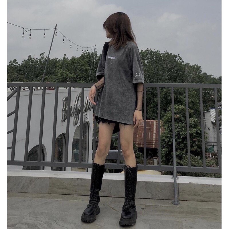 Áo thun loang SAD BOIZ cá tính  Áo thun nam nữ dáng rộng phối được nhiều kiểu anashop9x