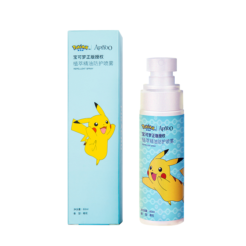 (60Ml) Bình Xịt Chống Muỗi Hình Pokemon Go Cho Người Lớn Và Trẻ Em