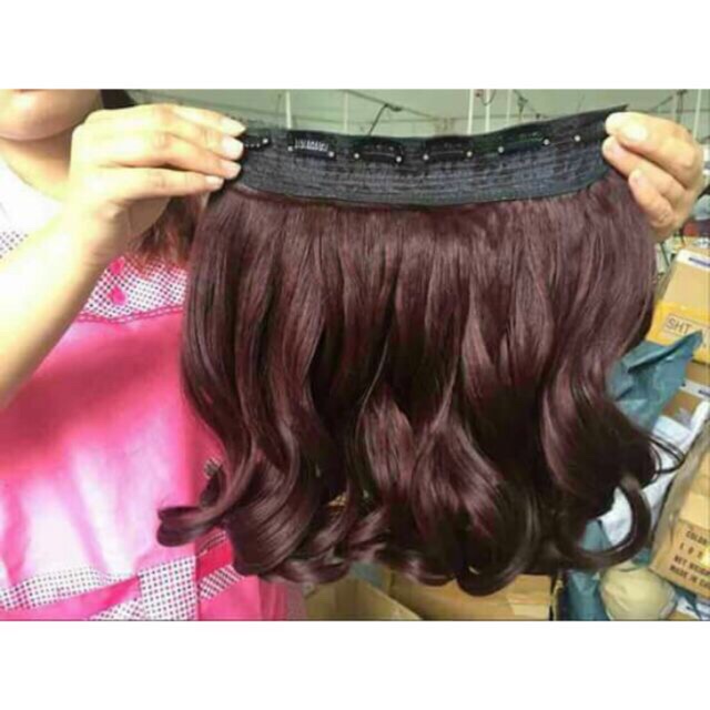 kẹp phím ngắn 40 cm tóc giả🤩❤️freeship-ảnh thật