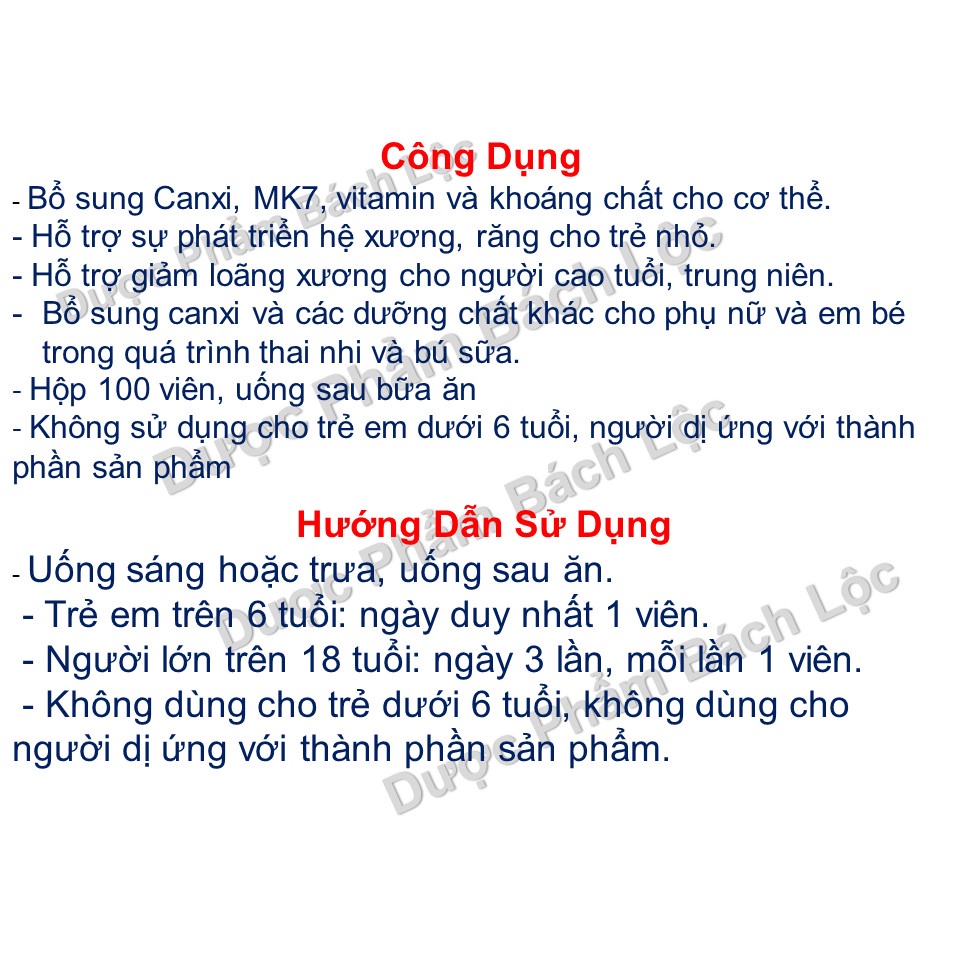 Viên uống bổ sung canxi hỗ trợ tăng chiều cao, chắc khỏe xương khớp Liquid Calcium Nano- Gemany pharma - 100 viên