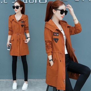 ÁO KHOÁC DÁNG DÀI 3 LỚP NỮ CÓ NÓN PHONG CÁCH HIỆN ĐẠI TRẺ TRUNG - H100