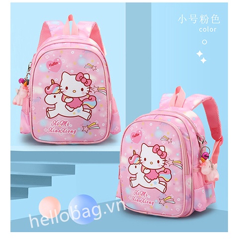 Ba Lô Đi Học Hình hello kitty Cho Bé Gái