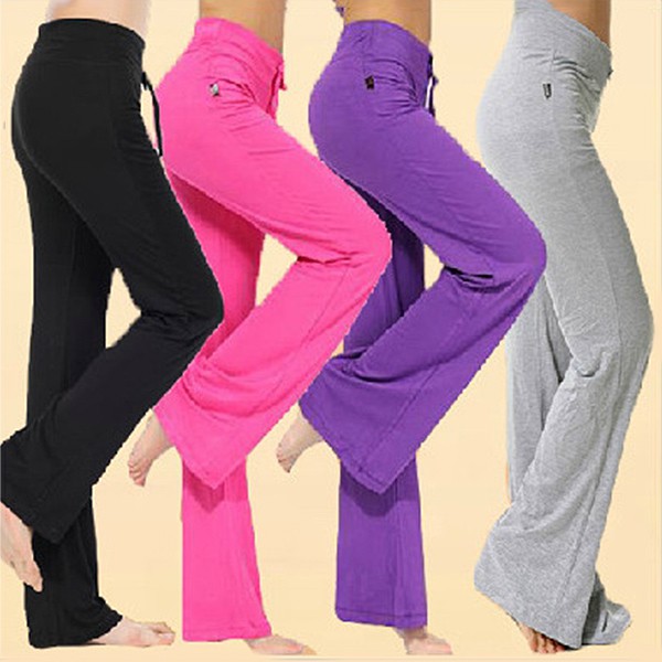 Quần Tập Nhảy Yoga ống Rộng Lưng Cao Cho Nữ Muazii