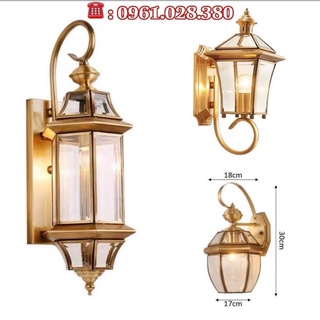 ĐÈN TƯỜNG ĐỒNG CÁC MẪU HÀNG CHÍNH HÃNG