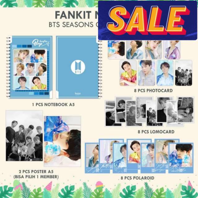 Áo Thun In Hình Nhóm Nhạc Bts Fankit Notes 35k