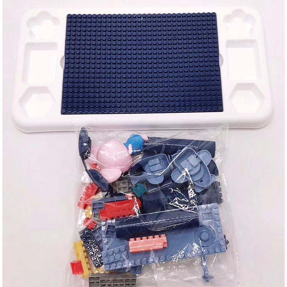 [Hàng mới về] Bàn Xếp Hình Lego Đa Chức Năng, Thông Minh Cho Bé - Bàn xếp hình nhiều chi tiết