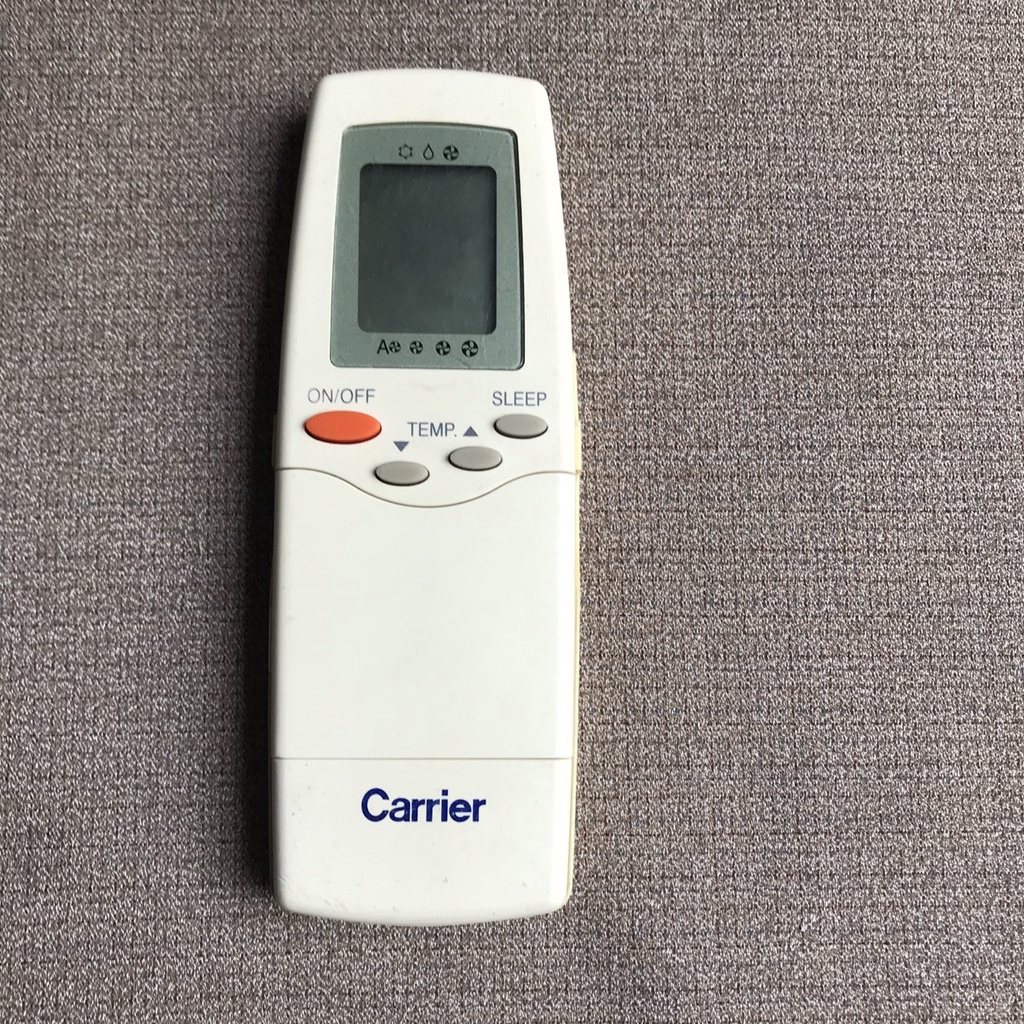 Điều khiển điều hòa carrier, Remote máy lạnh carrier hàng zin theo máy kèm đế