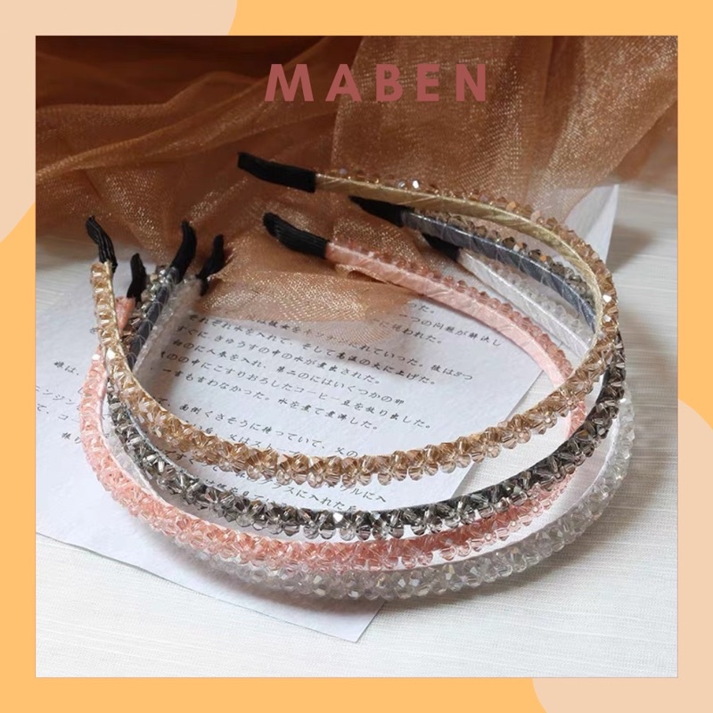 Cài tóc lấp lánh đính hạt phong cách hàn - Maben