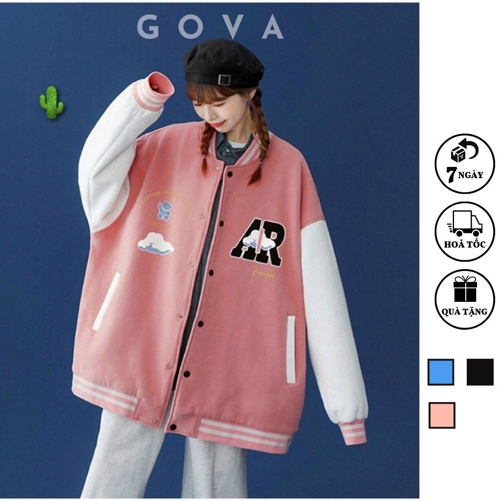 Áo Khoác Nỉ ADRFCOUDET Nam Nữ Form Bomber Vải Nỉ Hình In Đẹp GOVA