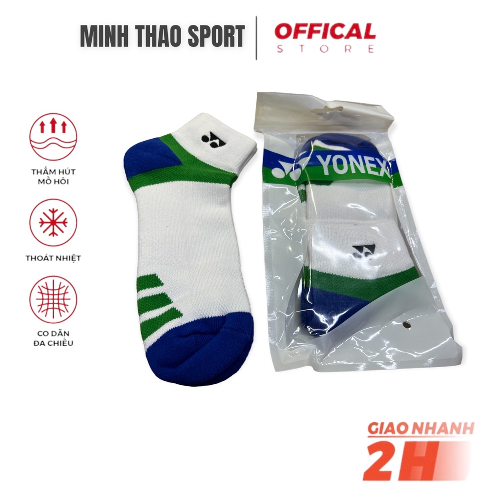 Vớ Tất Chuyên Cầu Lông Yonex Dành cho cả NAM và NỮ Nhiều Loại - Êm Dầy - Chống Trượt - Chống Đau Ngón Chân