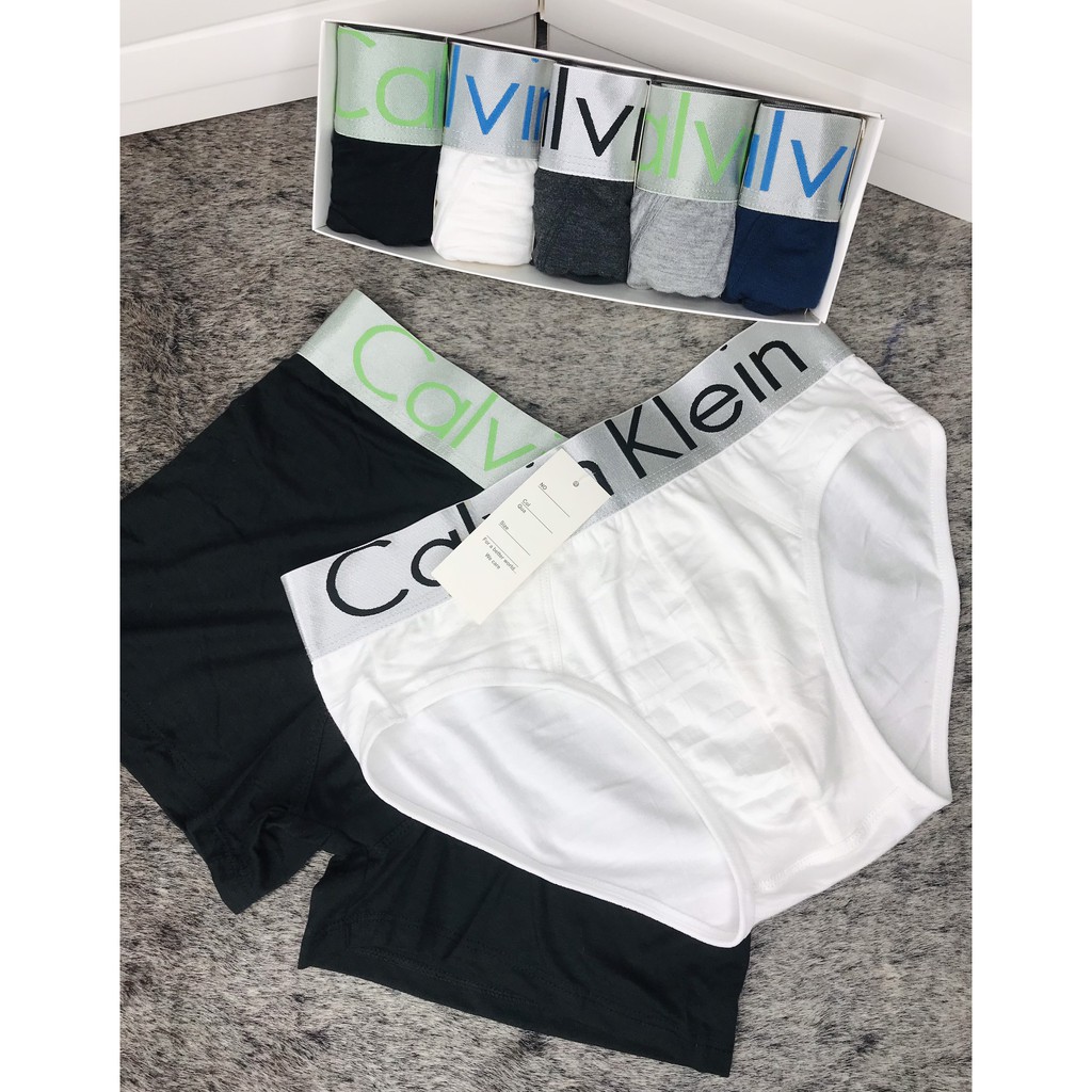 Combo sịp nam 5 quần 5 màu C.K lưng bóng chất thun lạnh,thoáng mát