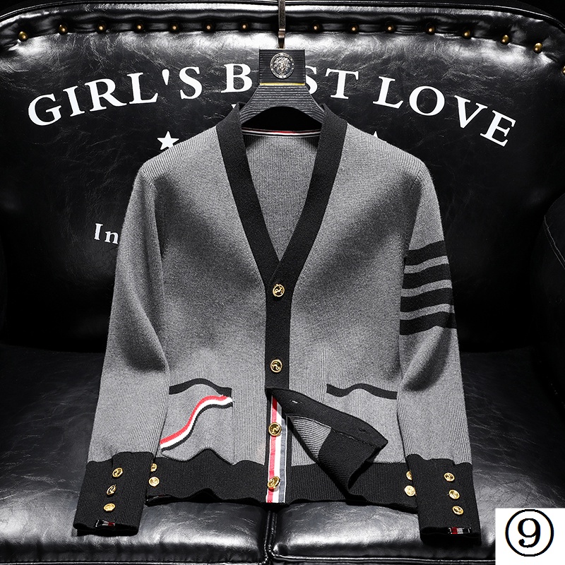 Áo Khoác Cardigan Dệt Kim Phong Cách Thời Trang Xuân Thu 2022 Cho Nam Giới