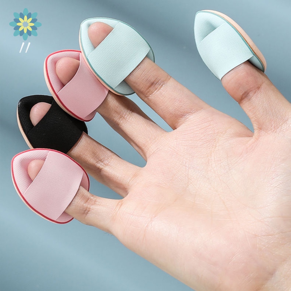 Mút trang điểm mini đeo ngón tay che khuyết điểm/ bắt sáng