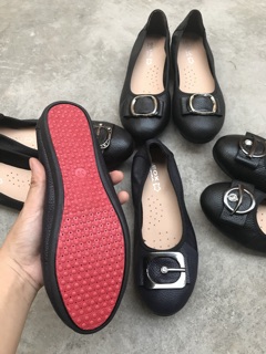 Giày búp bê da thật