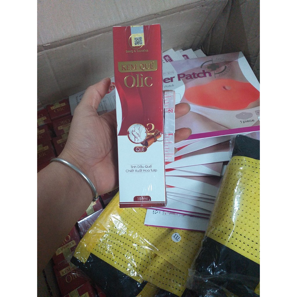 Gel tan mỡ Olic quế chuẩn công ty, giảm mỡ eo thon, bao giá toàn quốc