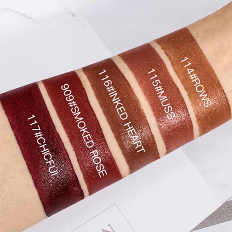 Son Môi Nhung Lì Dạng Bút Lâu Trôi Dưỡng Ẩm Màu Sắc Thời Trang Dành Cho Nữ