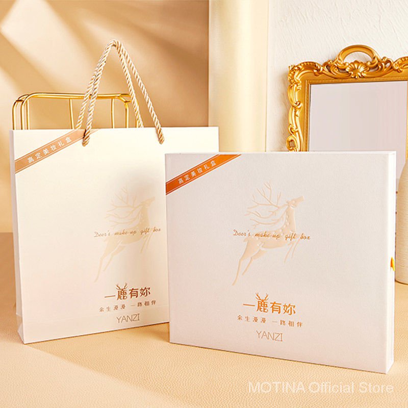 Hộp mỹ phẩm trang điểm cao cấp với son môi kẻ mắt phấn phủ kem che khuyết điểm mascara chì kẻ mắt phấn mắt và phấn nước | BigBuy360 - bigbuy360.vn