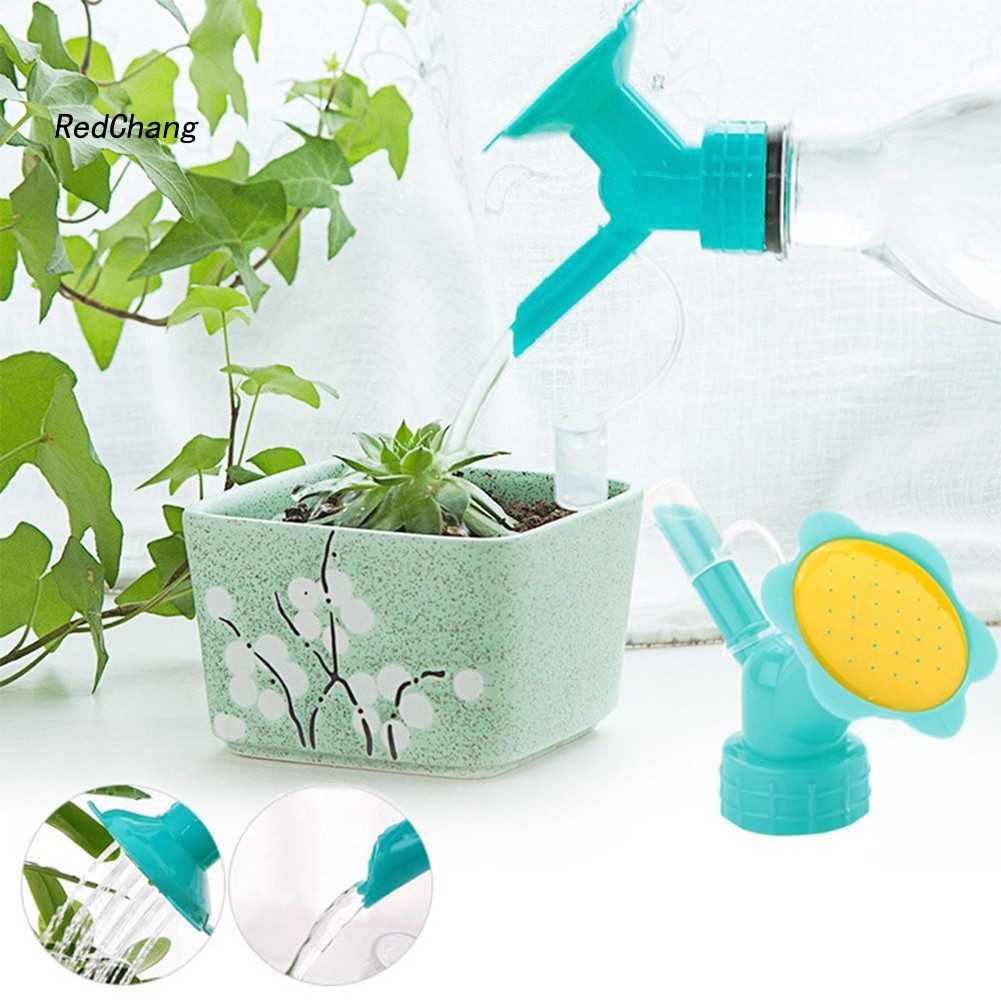 Đầu Vòi Sen Tưới Cây Bằng Nhựa Chất Lượng Cao Tiện Dụng lắp vào chai rễ ràng