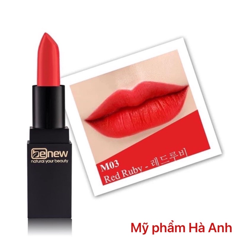 Son lì nhiều dưỡng, siêu mềm mượt Benew Perfect Kissing Lipstick 3.5g