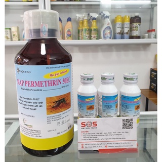 Thuốc diệt muỗi - kiến - gián - ruồi map permethrin 50ec - chai 1 lít - hiệu quả cao