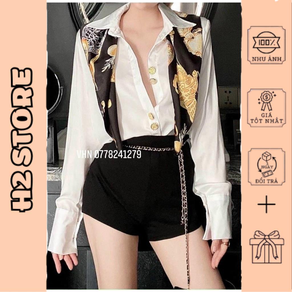 Quần sooc nữ umi khoá sau lưng cạp cao tôn dáng hack dáng đủ size