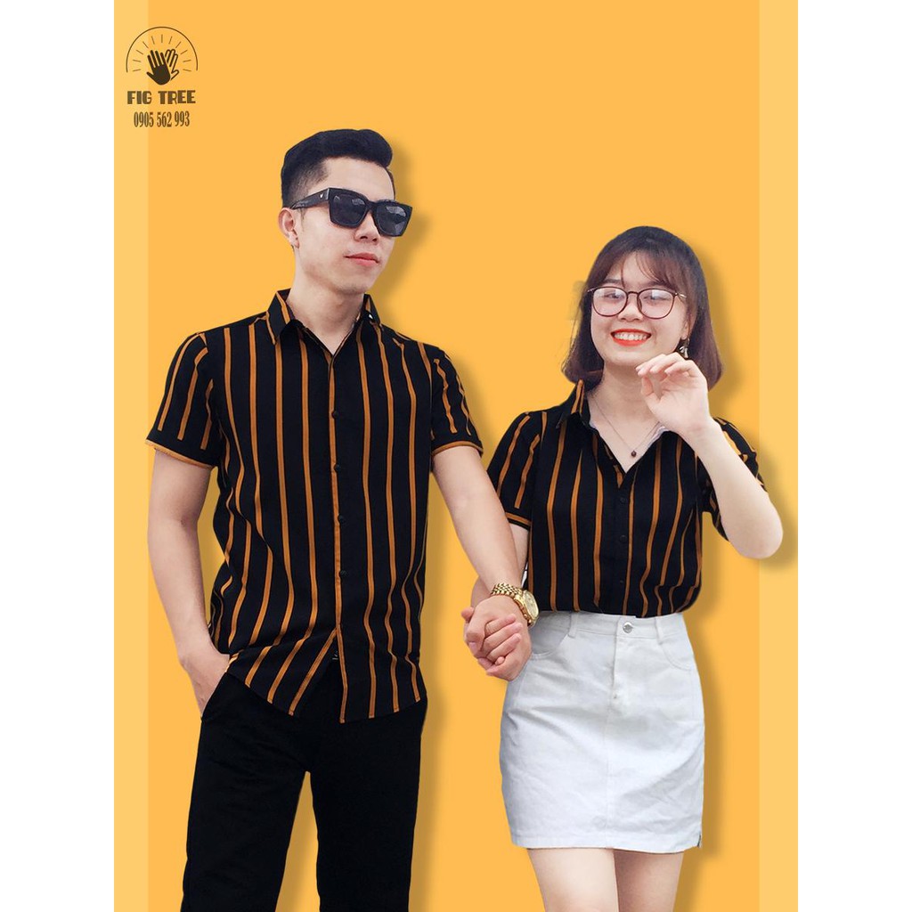 Sơ mi cặp tay ngắn FIG TREE (mã 161)