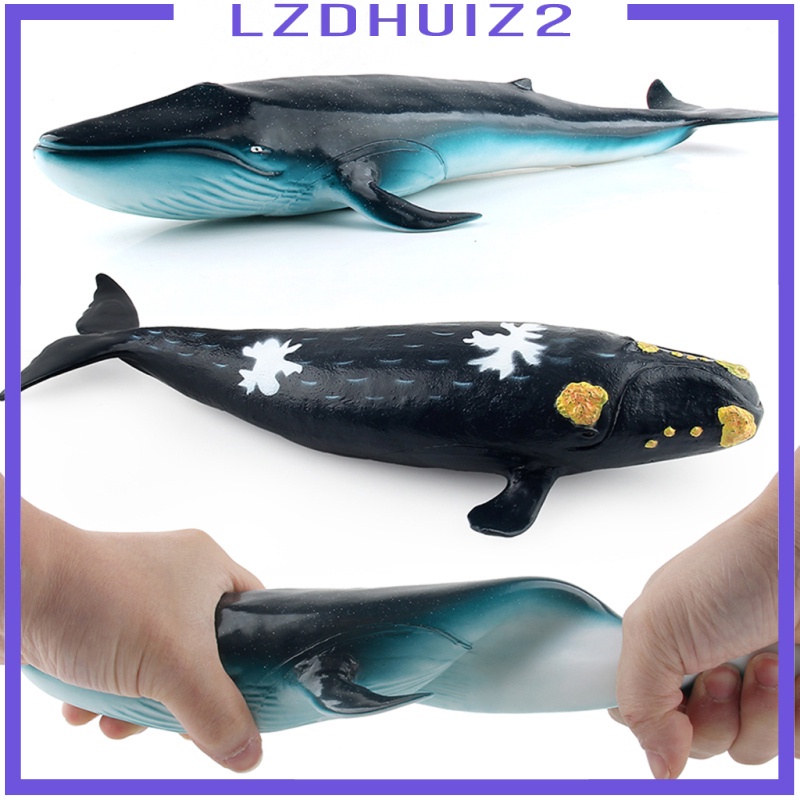 Mô Hình Cá Voi Xanh Bằng Nhựa Độc Đáo Sống Động