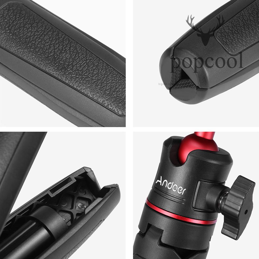 Giá Đỡ Ba Chân Andoer MT-08 Mini Để Bàn Có Đầu Bóng Vít 1 / 4 Inch | BigBuy360 - bigbuy360.vn