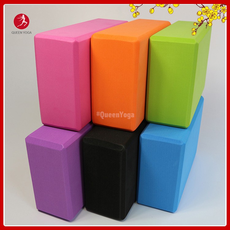 Gạch Tập Yoga Cao Cấp QUEEN YOGA 200g GTY01 (Yoga block)