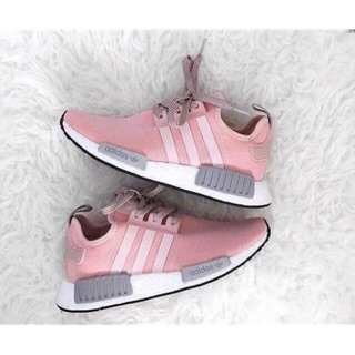 Giầy nmd hồng xám