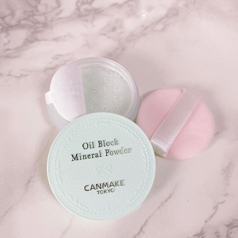 Phấn Phủ và kem Chống nắng Canmake Oil Block CICA