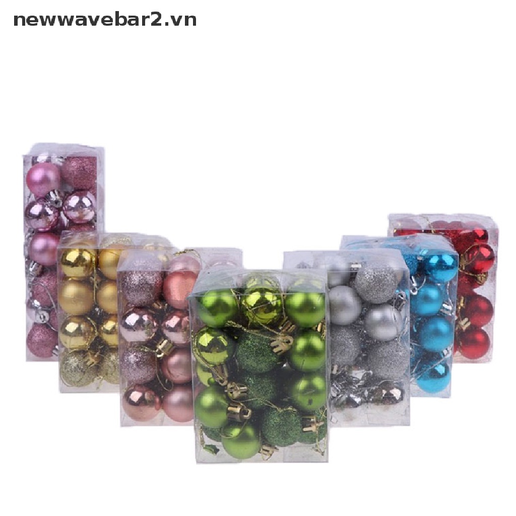 Bộ 24 Trái Cây Trang Trí Giáng Sinh Dễ Thương