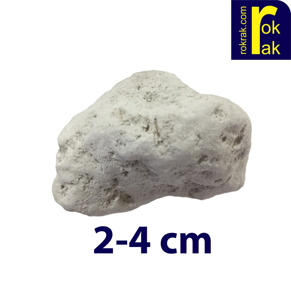 Nham Thạch Trắng Pumice Turkey 1KG hoặc 2Lit size 2-4cm | Đá lông vũ thổ Lọc hồ cá