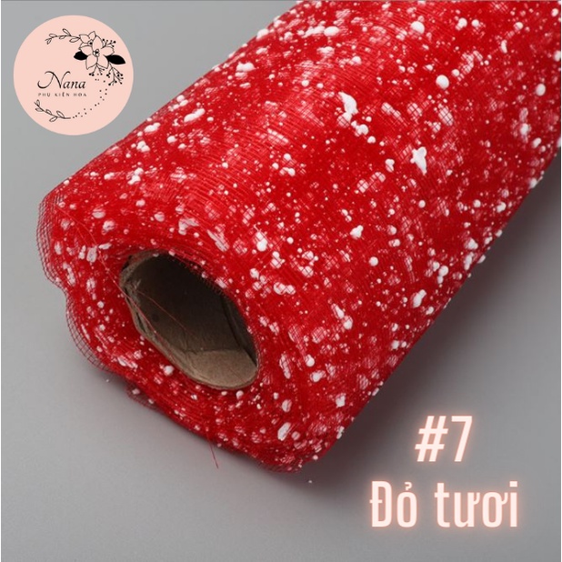 [Cuộn 50cm*3.6m] Lưới Voan Tuyết, Chất Mềm Mịn, Gói Hoa - Bọc Quà, Màu Sắc Đa Dạng