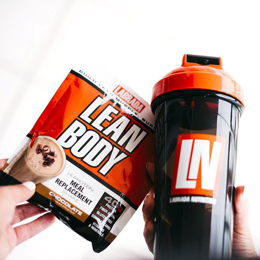 Labrada Lean Body Gói, Sữa Thay Thế Bữa Ăn, 40g Protein Whey Blend, 8G Chất Béo Tốt & Chất Xơ, 22 Vitamin & Khoáng Chất